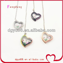 New products 2014 stainless steel jewelry floating charms locket